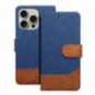 Peňaženkové puzdro JEANS na Apple iPhone 16 Pro Max Elegant Modrý Peňaženkové puzdro JEANS na Apple iPhone 16 Pro Max Elegant Modrý