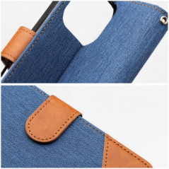 Peňaženkové puzdro JEANS na Apple iPhone 16 Pro Max Elegant  Modrý