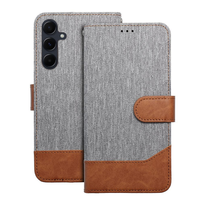 Peňaženkové puzdro JEANS na Samsung Galaxy A13 5G Elegant  Šedý