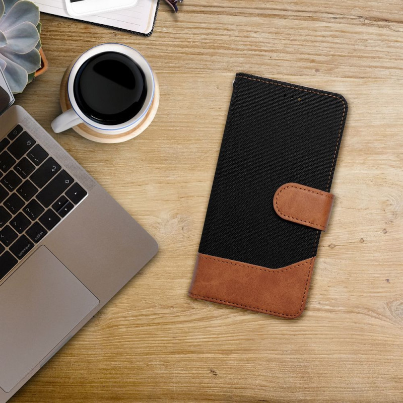 Peňaženkové puzdro JEANS na XIAOMI Redmi Note 14 Pro 5G Elegant  Čierny
