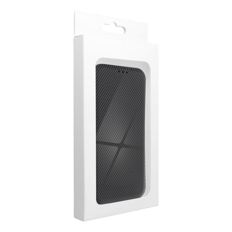 Peňaženkové puzdro FOLIO Side Magnet na Samsung Galaxy A56 Elegant, Karbónový vzor Šedý Peňaženkové puzdro FOLIO Side Magnet na Samsung Galaxy A56 Elegant, Karbónový vzor Šedý