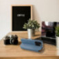 Peňaženkové puzdro FOLIO Side Magnet na Apple iPhone 14 Pro Elegant, Karbónový vzor Modrý Peňaženkové puzdro FOLIO Side Magnet na Apple iPhone 14 Pro Elegant, Karbónový vzor Modrý