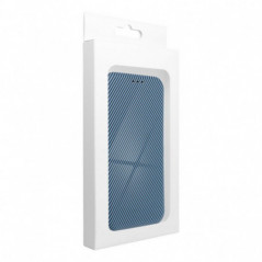 Peňaženkové puzdro FOLIO Side Magnet na Samsung Galaxy S25 Ultra Elegant, Karbónový vzor Modrý