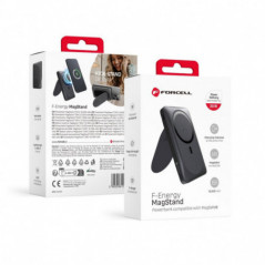 Forcell Power bank F-ENERGY F10K2 MagStand PD QC3.0 5A 20W 10000 mAh čierna