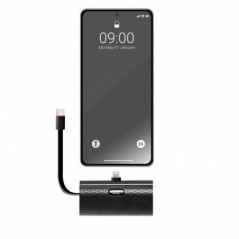 Forcell Power bank F-ENERGY Power Plug F5K3 PD 20W 5000 mAh čierna