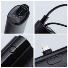 Forcell Power bank F-ENERGY Power Plug F5K3 PD 20W 5000 mAh čierna