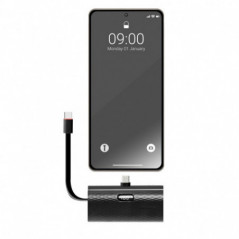 Forcell Power bank F-Energy Power Plug F5K3 5 000mAh pre Type C PD 20W čierna