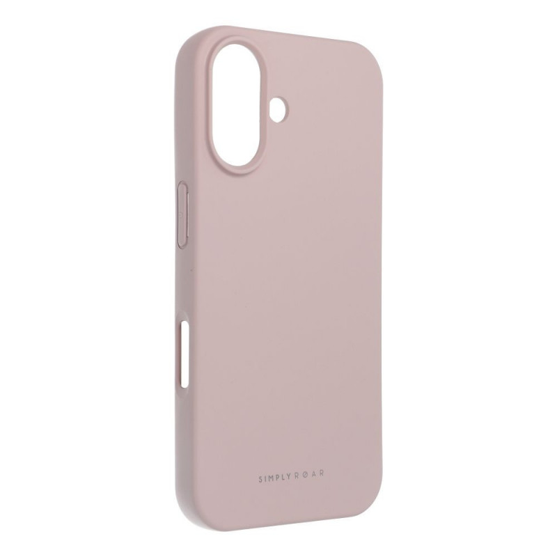 Kryt Roar Space na Apple iPhone 16 Jednofarebný, Elegant  Ružový