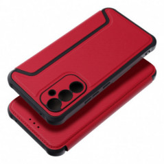 Peňaženkové puzdro Razor Book na Samsung Galaxy A54 Uhlíkové vlákno, Karbónový vzor