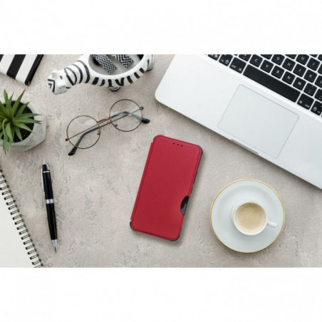 Peňaženkové puzdro Razor Book na Samsung Galaxy A55 Uhlíkové vlákno, Karbónový vzor