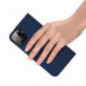 Kryt Dux Ducis Leather na Apple iPhone 13 Pro Modrý