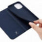 Kryt Dux Ducis Leather na Apple iPhone 13 Pro Modrý