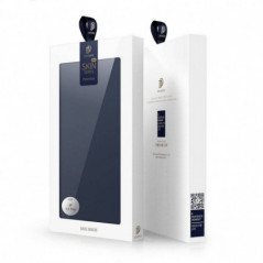 Kryt Dux Ducis Leather na Apple iPhone 13 Pro Modrý