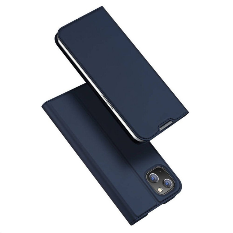 Kryt Dux Ducis Leather na Apple iPhone 14 Plus Modrý