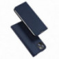 Kryt Dux Ducis Leather na Apple iPhone 14 Plus Modrý