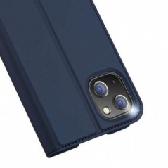 Kryt Dux Ducis Leather na Apple iPhone 14 Plus Modrý