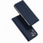 Kryt Dux Ducis Leather na Apple iPhone 15 Pro Max Modrý