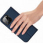 Kryt Dux Ducis Leather na Apple iPhone 15 Pro Max Modrý