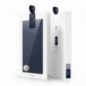 Kryt Dux Ducis Leather na Apple iPhone 15 Pro Max Modrý
