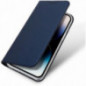 Kryt Dux Ducis Leather na Apple iPhone 15 Pro Max Modrý