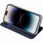 Kryt Dux Ducis Leather na Apple iPhone 15 Pro Max Modrý