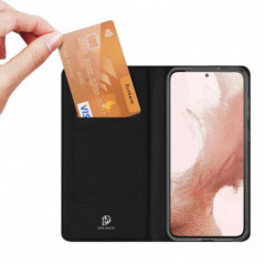 Kryt Dux Ducis Leather na Samsung Galaxy S23 5G Čierny