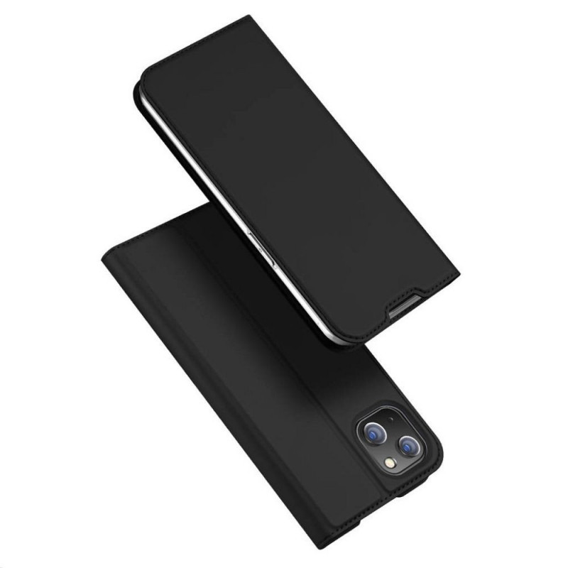 Kryt Dux Ducis Leather na Apple iPhone 14 Plus Čierny