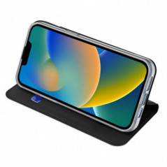 Kryt Dux Ducis Leather na Apple iPhone 14 Plus Čierny