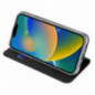 Kryt Dux Ducis Leather na Apple iPhone 14 Plus Čierny
