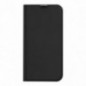 Kryt Dux Ducis Leather na Apple iPhone 14 Plus Čierny