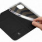 Kryt Dux Ducis Leather na Apple iPhone 14 Plus Čierny