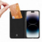 Kryt Dux Ducis Leather na Apple iPhone 15 Pro Max Čierny