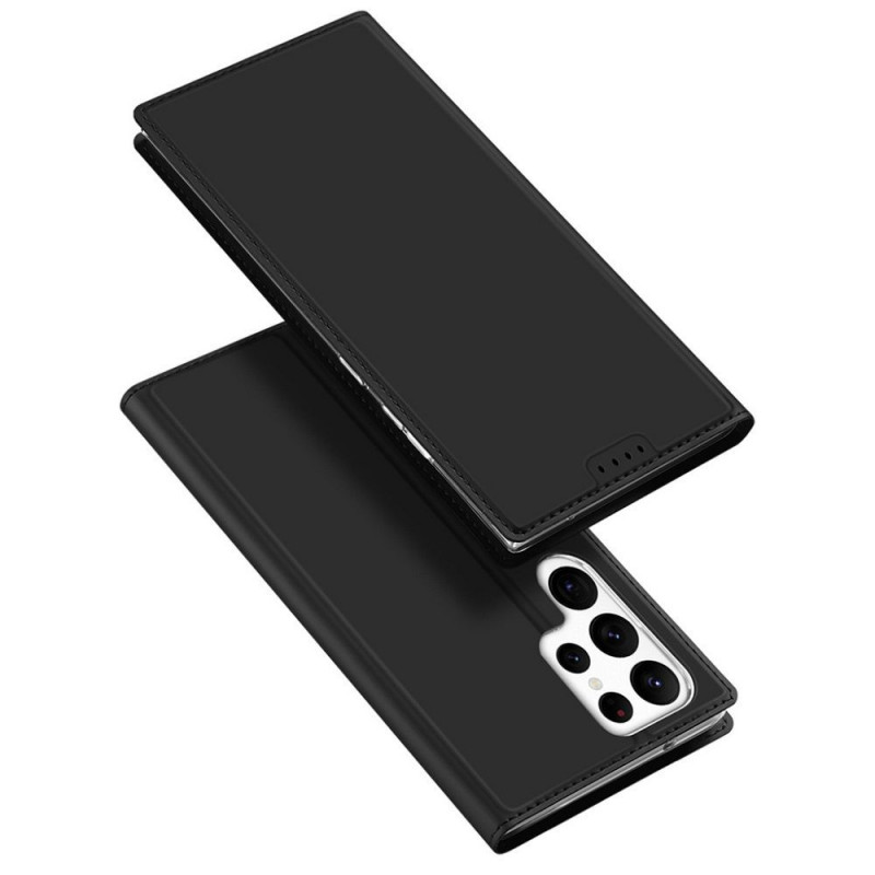 Kryt Dux Ducis Leather na Samsung Galaxy S23 Ultra 5G Čierny