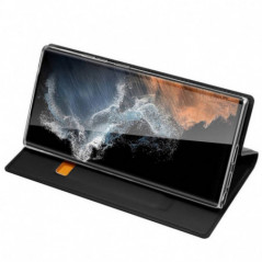 Kryt Dux Ducis Leather na Samsung Galaxy S23 Ultra 5G Čierny