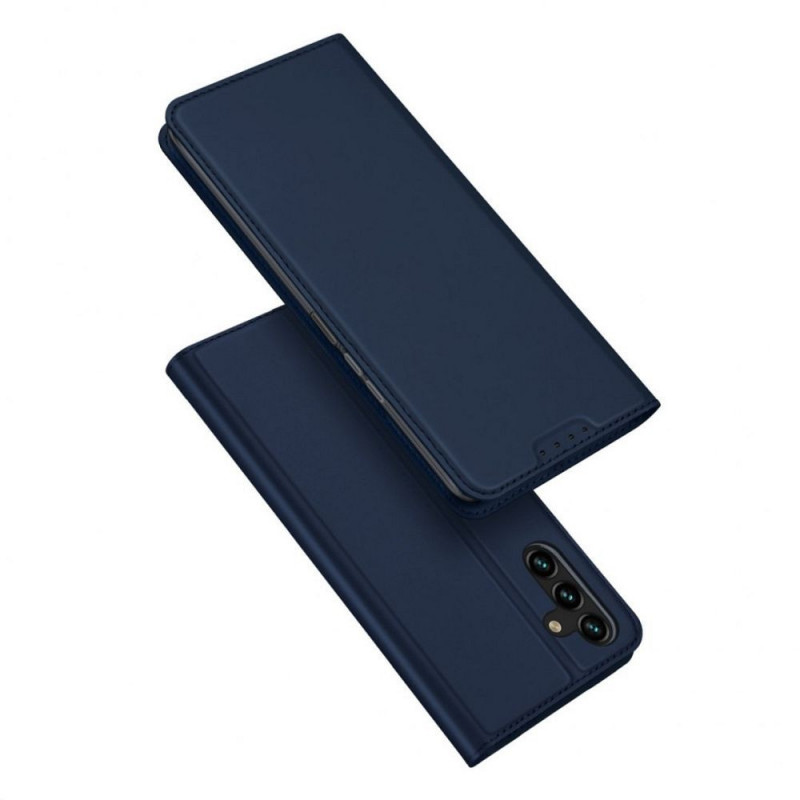 Kryt Dux Ducis Leather na Samsung Galaxy A14 LTE Modrý