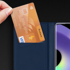 Kryt Dux Ducis Leather na Samsung Galaxy A54 Modrý