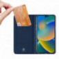 Kryt Dux Ducis Leather na Apple iPhone 14 Pro Max Modrý