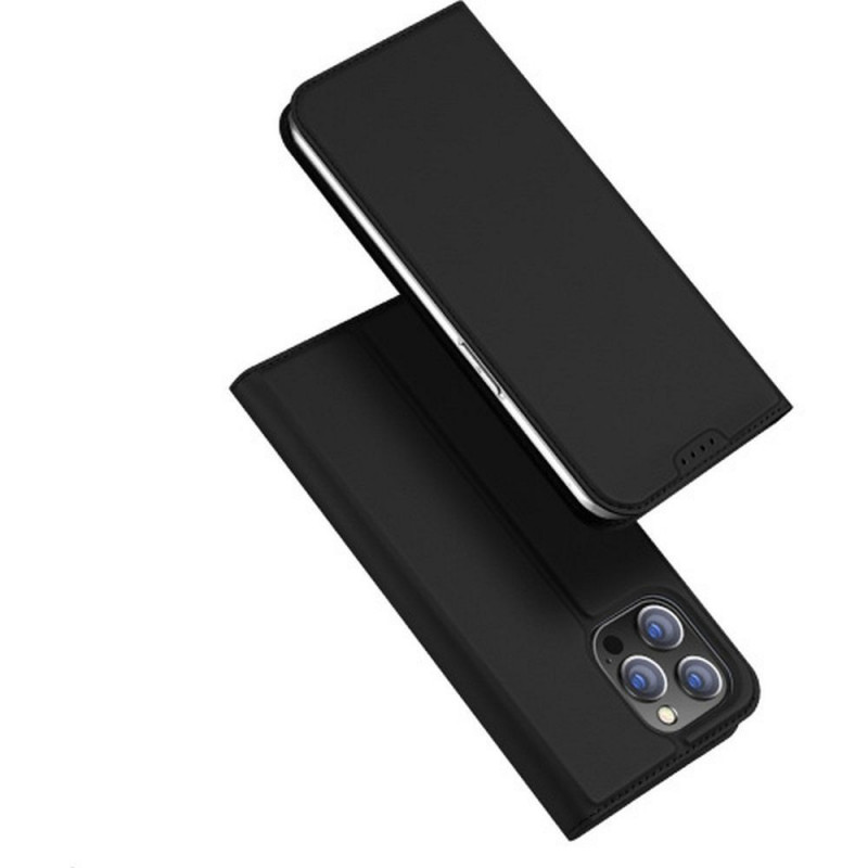 Kryt Dux Ducis Leather na Apple iPhone 15 Pro Čierny