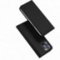 Kryt Dux Ducis Leather na Apple iPhone 15 Pro Čierny