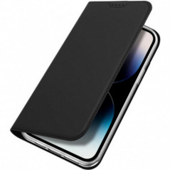 Kryt Dux Ducis Leather na Apple iPhone 15 Pro Čierny