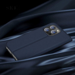 Kryt Dux Ducis Leather na Apple iPhone 15 Pro Čierny
