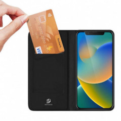 Kryt Dux Ducis Leather na Apple iPhone 13 Čierny