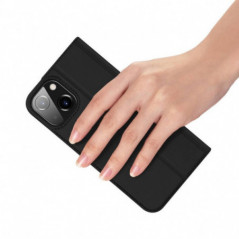 Kryt Dux Ducis Leather na Apple iPhone 13 Čierny