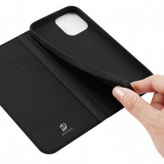 Kryt Dux Ducis Leather na Apple iPhone 13 Čierny
