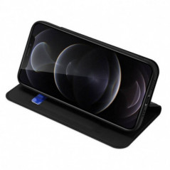 Kryt Dux Ducis Leather na Apple iPhone 13 Pro Čierny