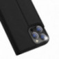 Kryt Dux Ducis Leather na Apple iPhone 13 Pro Čierny