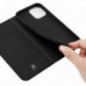 Kryt Dux Ducis Leather na Apple iPhone 13 Pro Čierny