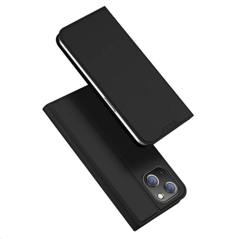Kryt Dux Ducis Leather na Apple iPhone 15 Čierny