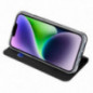 Kryt Dux Ducis Leather na Apple iPhone 15 Čierny