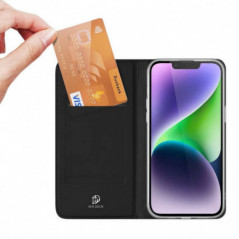 Kryt Dux Ducis Leather na Apple iPhone 15 Čierny